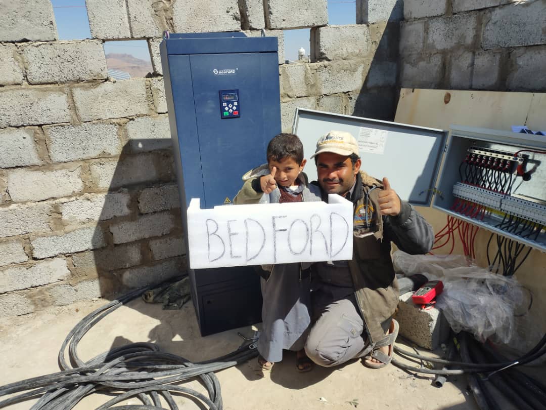 Solar Pump Inverters for Deep Well Water Supply in Yemen