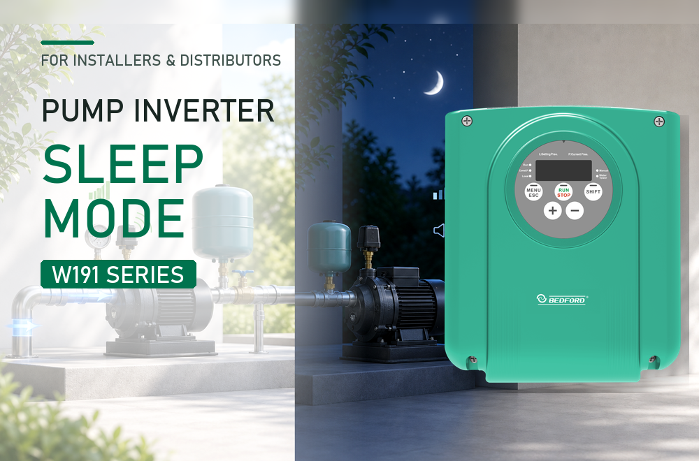 pump inverter sleep mode for constant pressure water supply