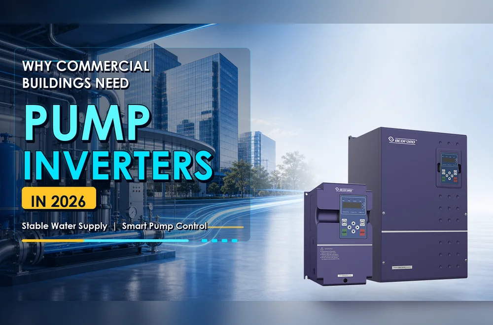 constant pressure water supply system with pump inverter for commercial building