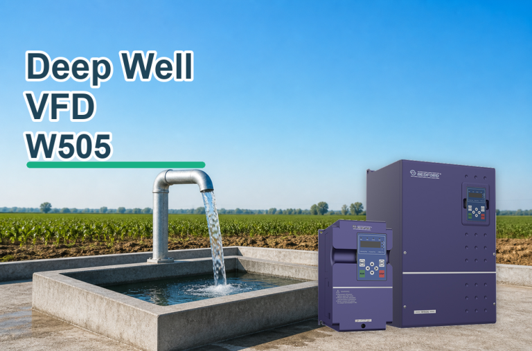deep well VFD with W505 for reliable deep well pump control