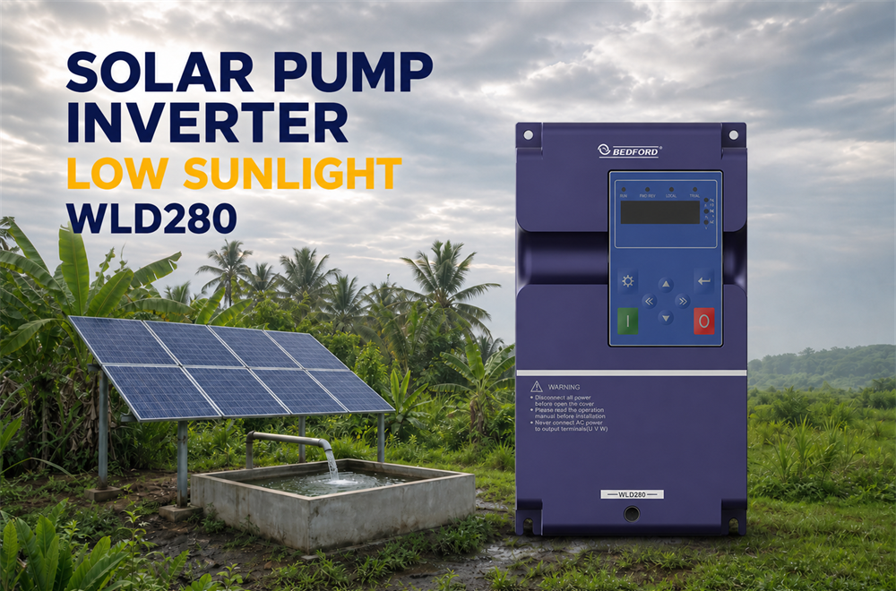 solar pump inverter low sunlight troubleshooting with BEDFORD WLD280