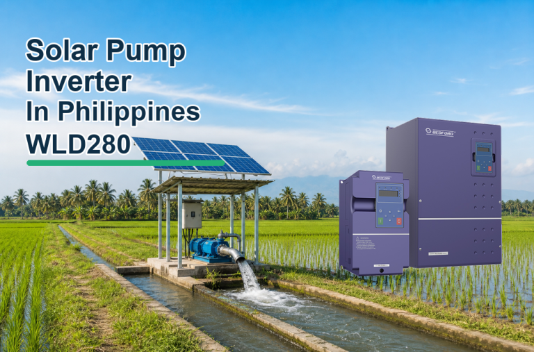 WLD280 solar pump inverter for off-grid irrigation in the Philippines