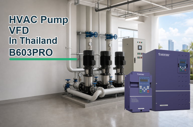 B603PRO HVAC pump VFD for cooling water circulation in Thailand