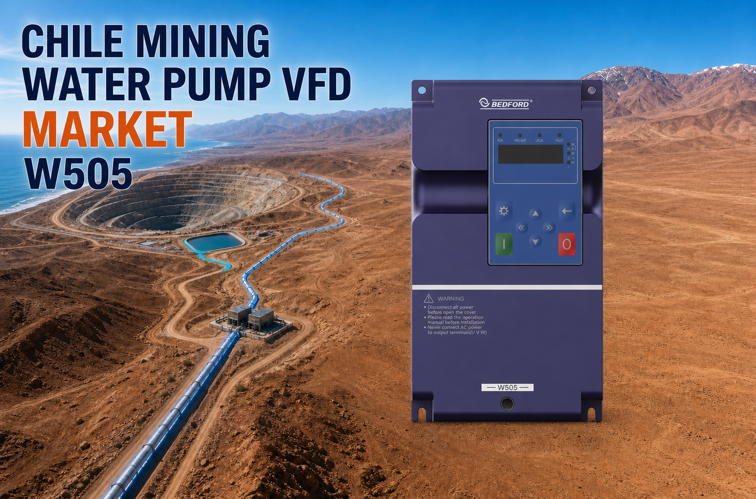 Chile mining water pump VFD market seawater and energy analysis