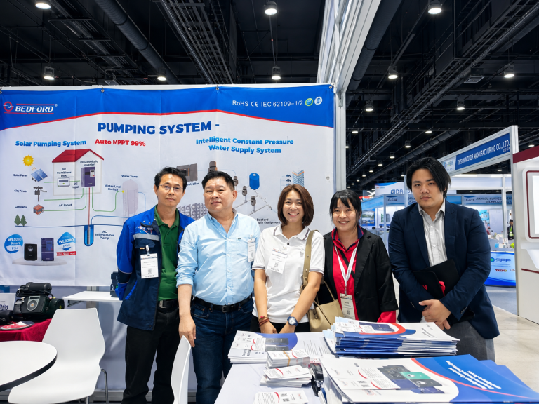 BEDFORD team and customers at THAI WATER EXPO 2026 in Bangkok Thailand