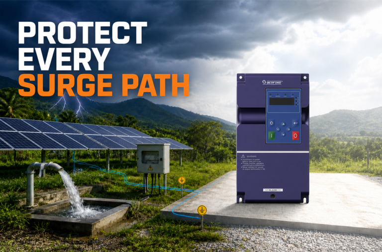 solar pump inverter lightning protection checklist with WLD280