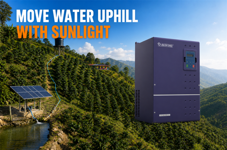 Colombia coffee farm solar pumping system with WLD280