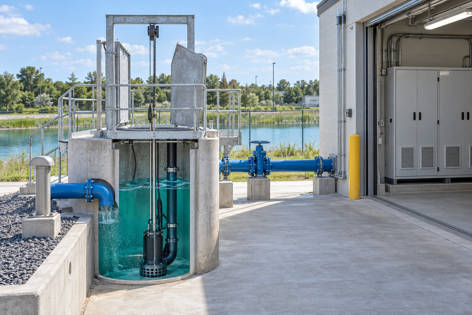 wastewater pump system