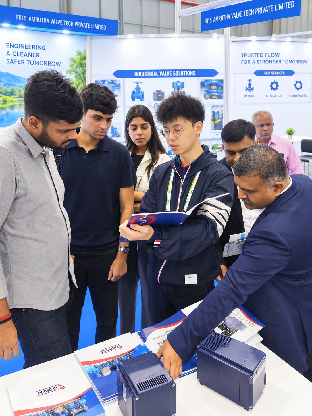 Customer meeting at BEDFORD Booth E011h during IFAT India 2026