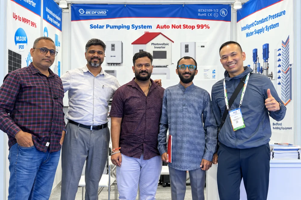 BEDFORD team and customers at IFAT India 2026 in Mumbai