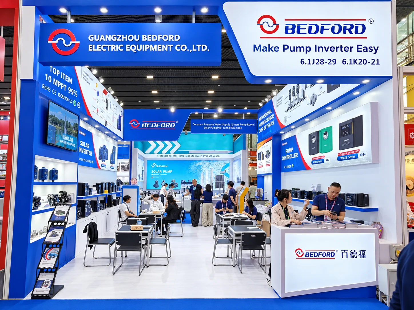 BEDFORD at the 140th Canton Fair — October 15–19, 2026, booths 6.1J28–29 and 6.1K20–21 in Area A